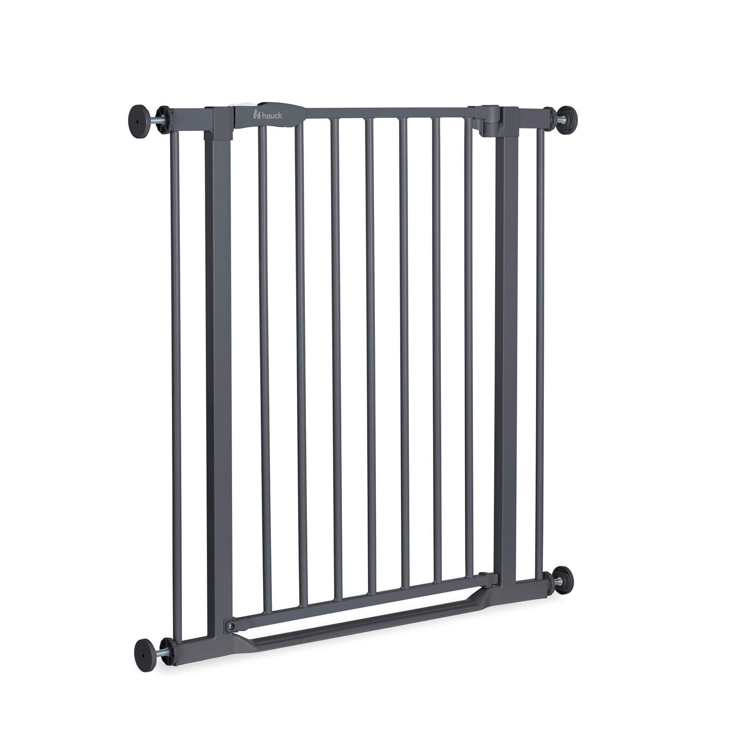 TREPPENSCHUTZGITTER  - Dunkelgrau, Basics, Kunststoff/Metall (75 - 80/77/4cm) - Hauck