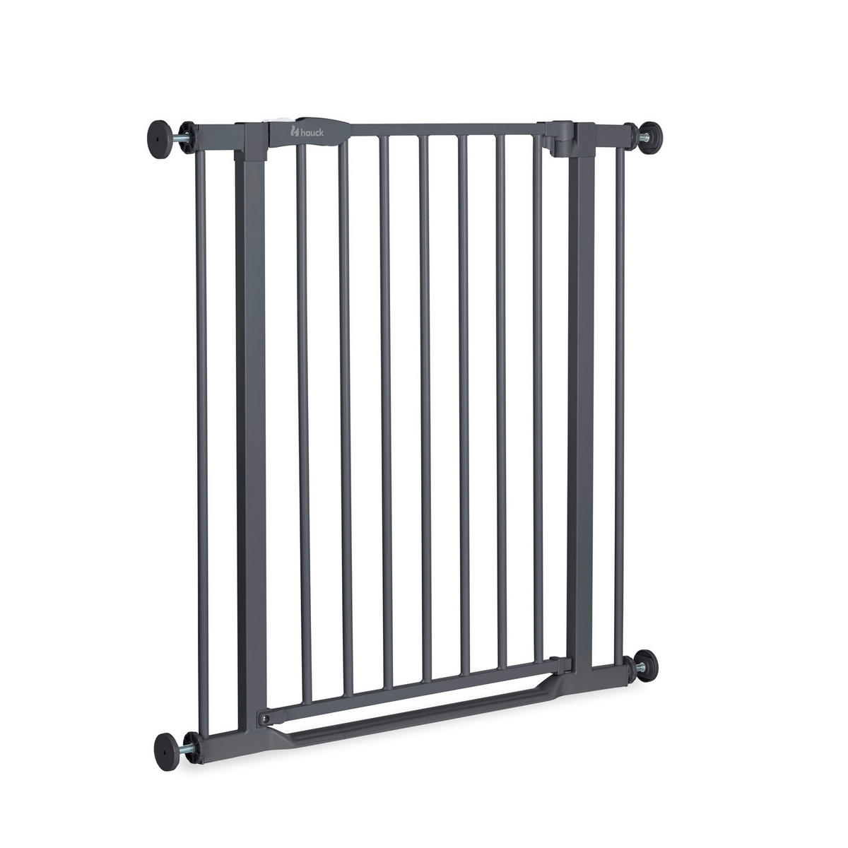 TREPPENSCHUTZGITTER  - Dunkelgrau, Basics, Kunststoff/Metall (75 - 80/77/4cm) - Hauck