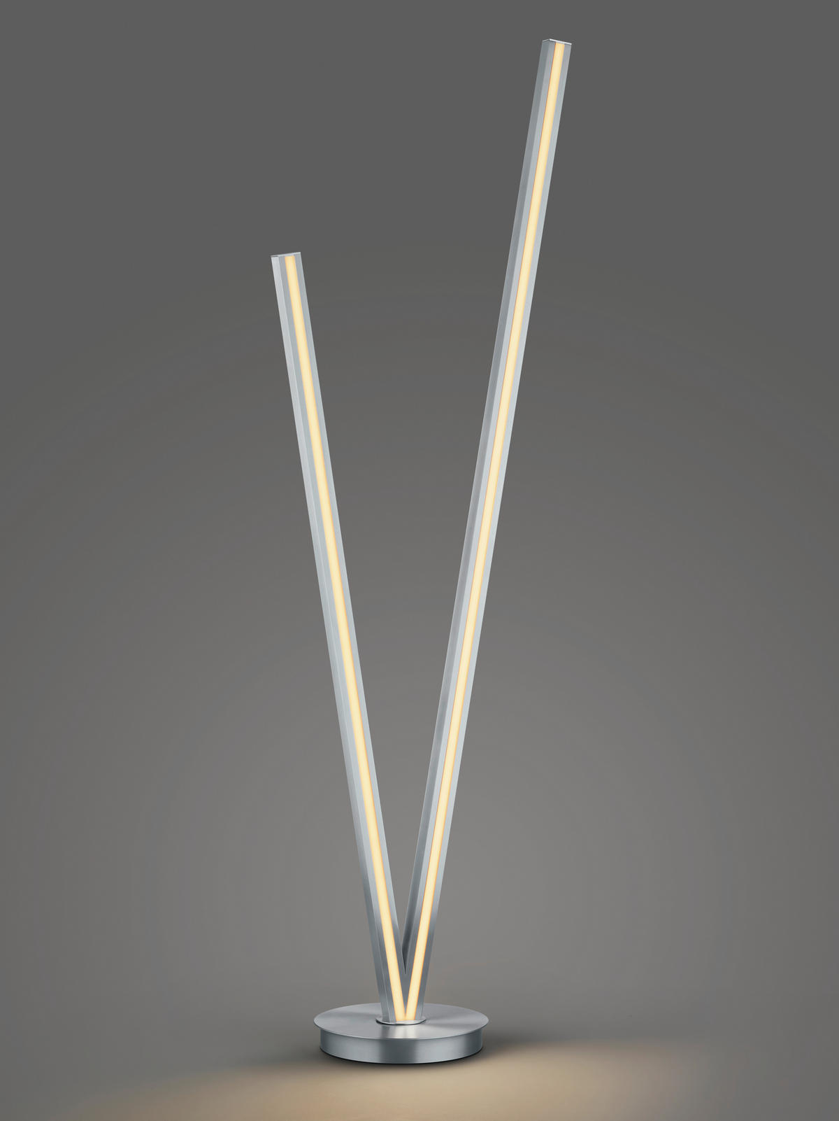 LED-STEHLEUCHTE CICANTO   - Nickelfarben, Design, Metall (54/172,5/30cm) - Cinque