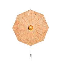 VÄGGLAMPA 45/7 cm   - ljusbrun, Basics, naturmaterial (45/7cm) - Good & Mojo