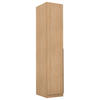 DREHTÜRENSCHRANK in Sonoma Eiche  - Alufarben/Sonoma Eiche, Modern, Holzwerkstoff (47/229/54cm) - Rauch Möbel