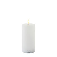 LED-KERZE  - Weiß, Basics, Naturmaterialien (7,5/15cm)