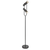 LED-STEHLEUCHTE Telescope 22/22/150 cm   - Schwarz, LIFESTYLE, Metall (22/22/150cm) - Searchlight