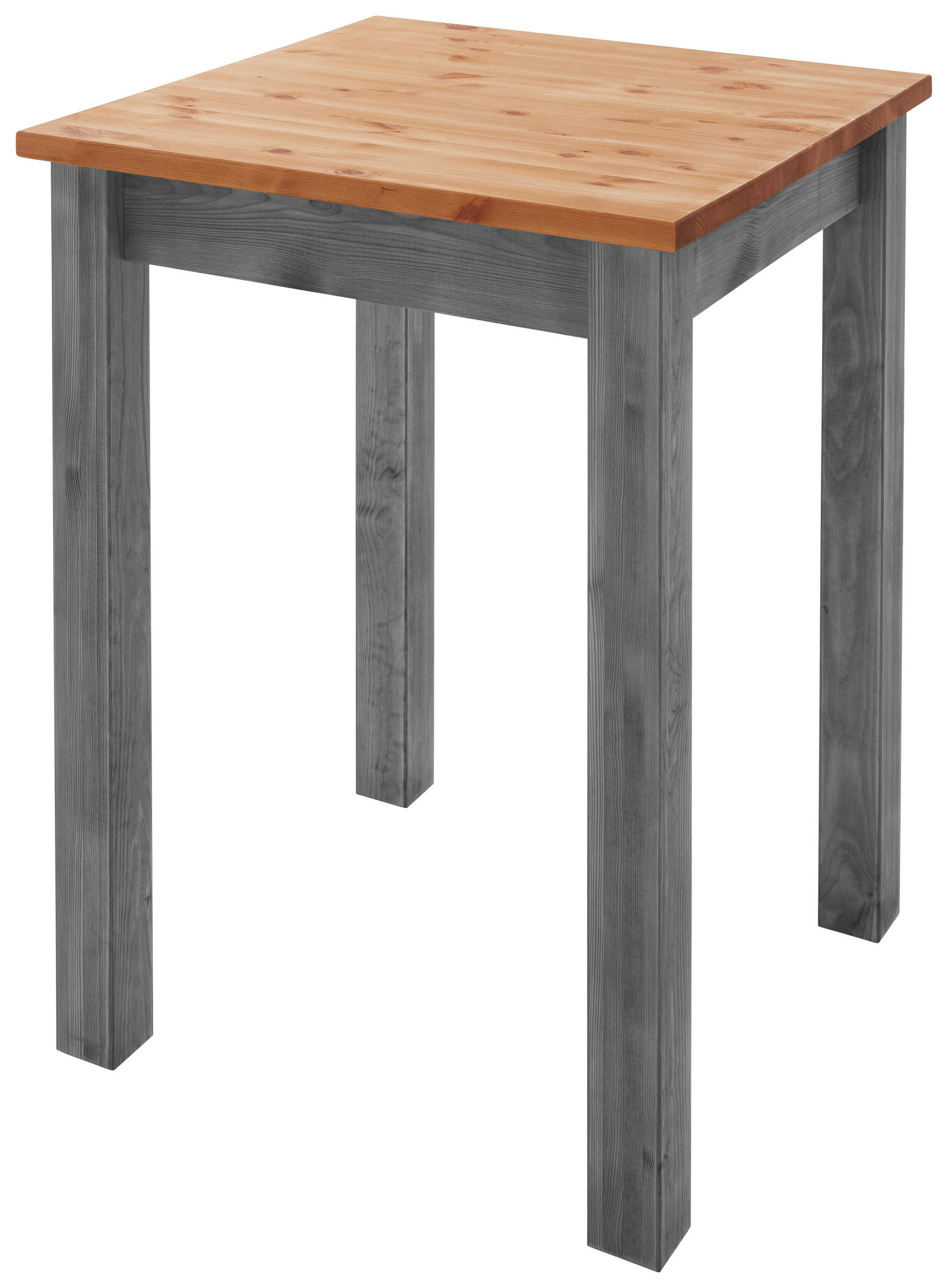 BARTISCH  - Laugenfarbig/Grau, ROMANTIK / LANDHAUS, Holz (78/78/103cm) - Boxxx