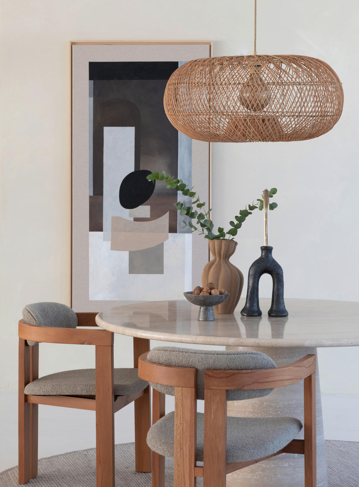 HÄNGELEUCHTE Good & Mojo 70/34 cm   - Naturfarben, Basics, Holz (70/34cm) - Good & Mojo