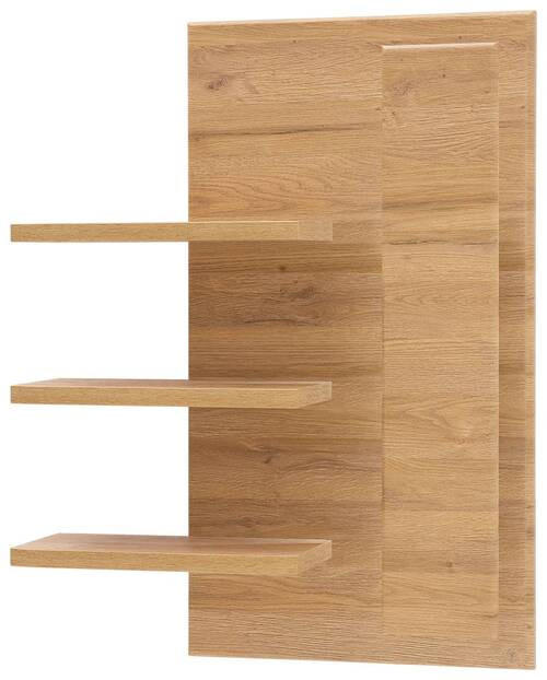 WANDREGAL 76/101/24 cm - Eichefarben, Konventionell, Holzwerkstoff (76/101/24cm) - Cantus