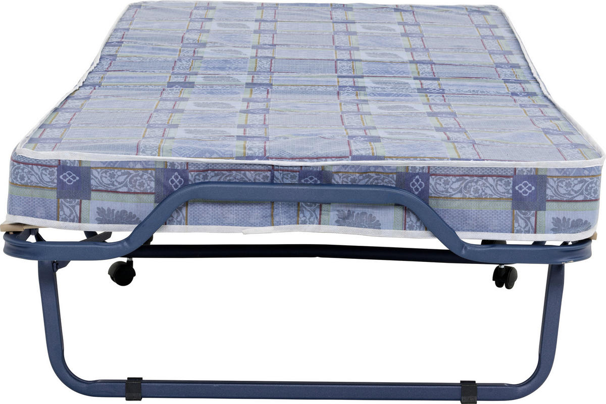 KLAPPBETT 90/200 cm Blau  - Blau, Basics, Holz/Textil (90/200cm)