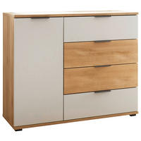 SIDEBOARD 120/96/38 cm  in Eichefarben, Hellgrau  - Eichefarben/Hellgrau, Design, Holz/Holzwerkstoff (120/96/38cm) - Xora