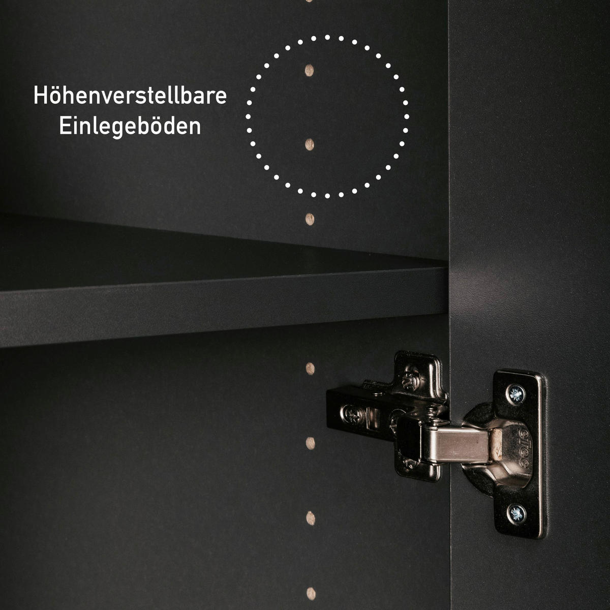 HAUSWIRTSCHAFTSRAUM 268/208/68 cm  in Anthrazit  - Anthrazit, MODERN, Holzwerkstoff (268/208/68cm) - home24