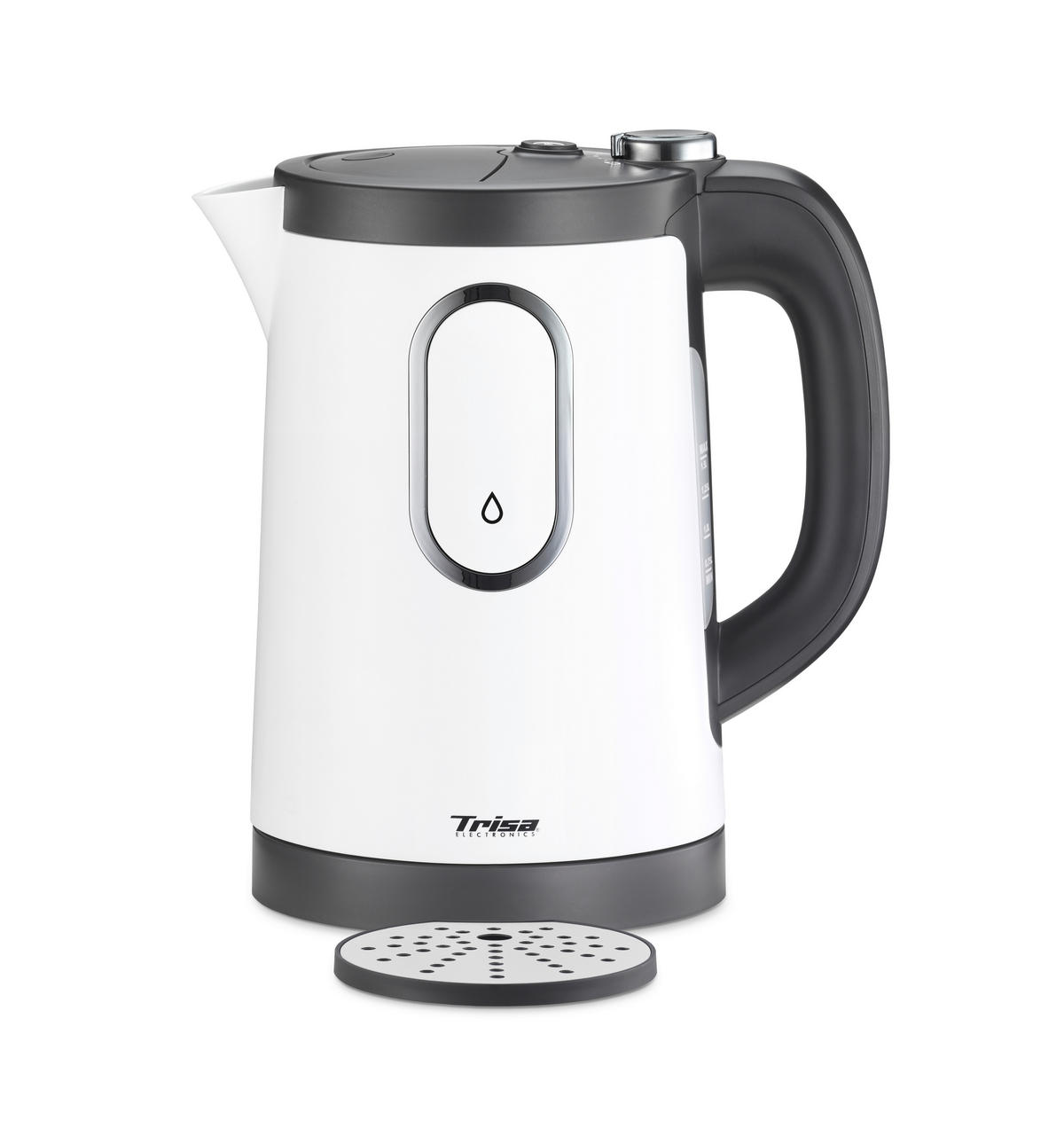 WASSERKOCHER 1.5 l  - Weiß, Design, Kunststoff (1,5l) - Trisa Electronics