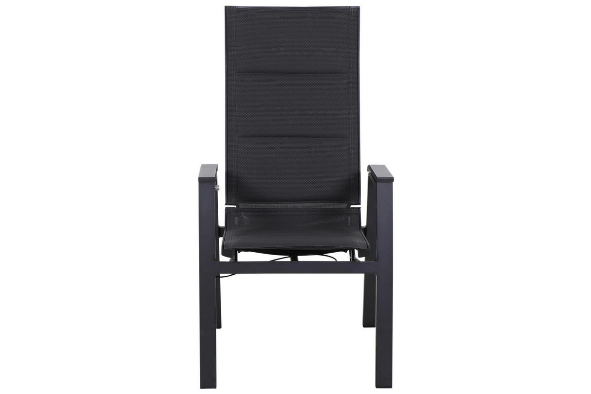 GARTEN-RELAXSESSEL 73/110/59 cm  - Anthrazit, Basics, Kunststoff/Metall (73/110/59cm) - Siena Garden