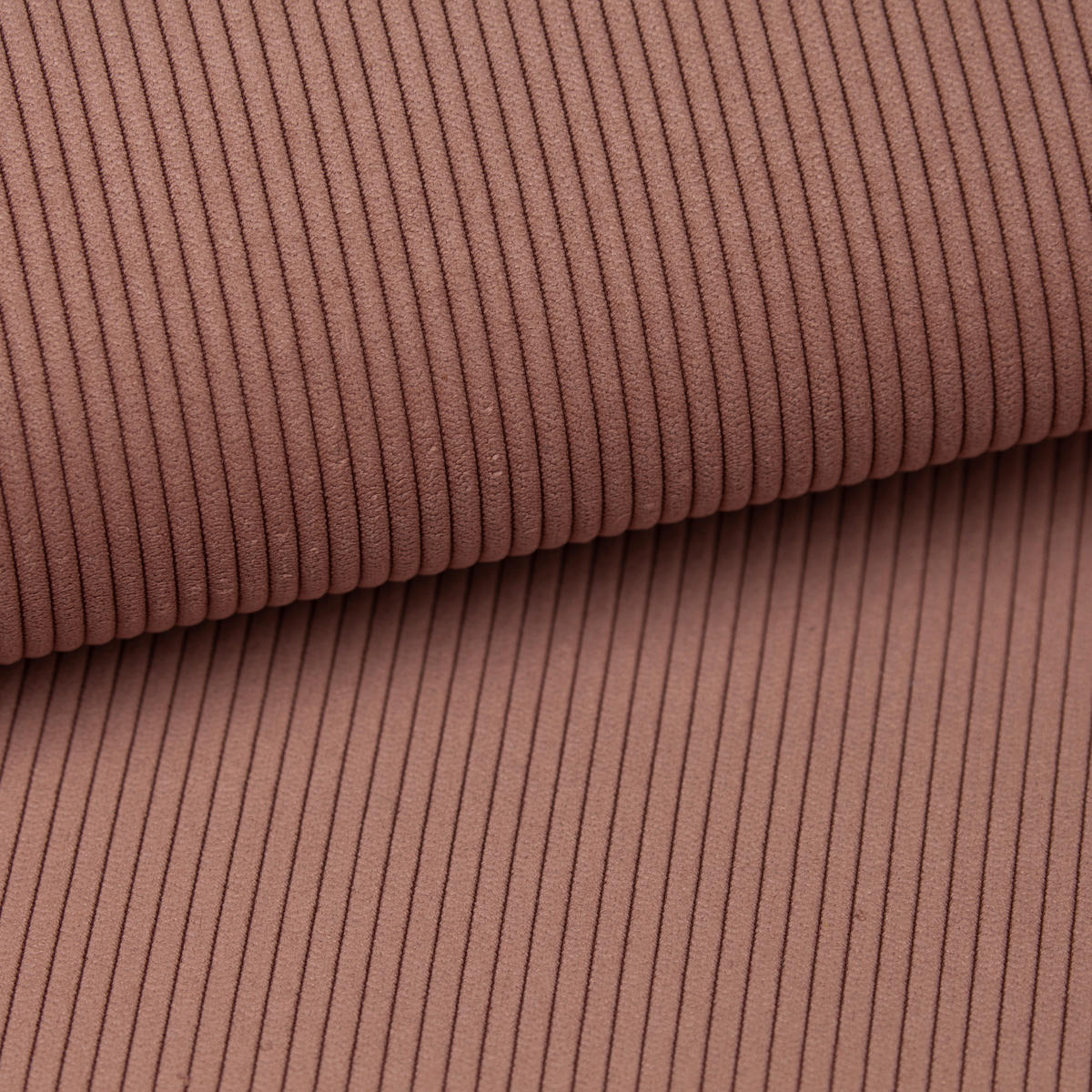 SCHLAFSOFA  mit Stoffauswahl, Schlafen auf Sitzhöhe, Rücken echt Cord Koralle  - Koralle/Schwarz, Design, Kunststoff/Textil (250/92/105cm) - Carryhome