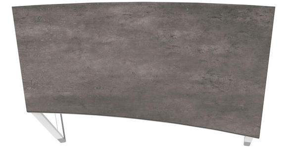 SCHREIBTISCH 200/100/68-82 cm  in Grau, Weiß, Alufarben  - Alufarben/Weiß, Design, Holzwerkstoff/Metall (200/100/68-82cm) - Moderano