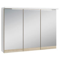 SPIEGELSCHRANK 80/60/20 cm  - Weiß, MODERN, Glas/Holzwerkstoff (80/60/20cm) - MID.YOU