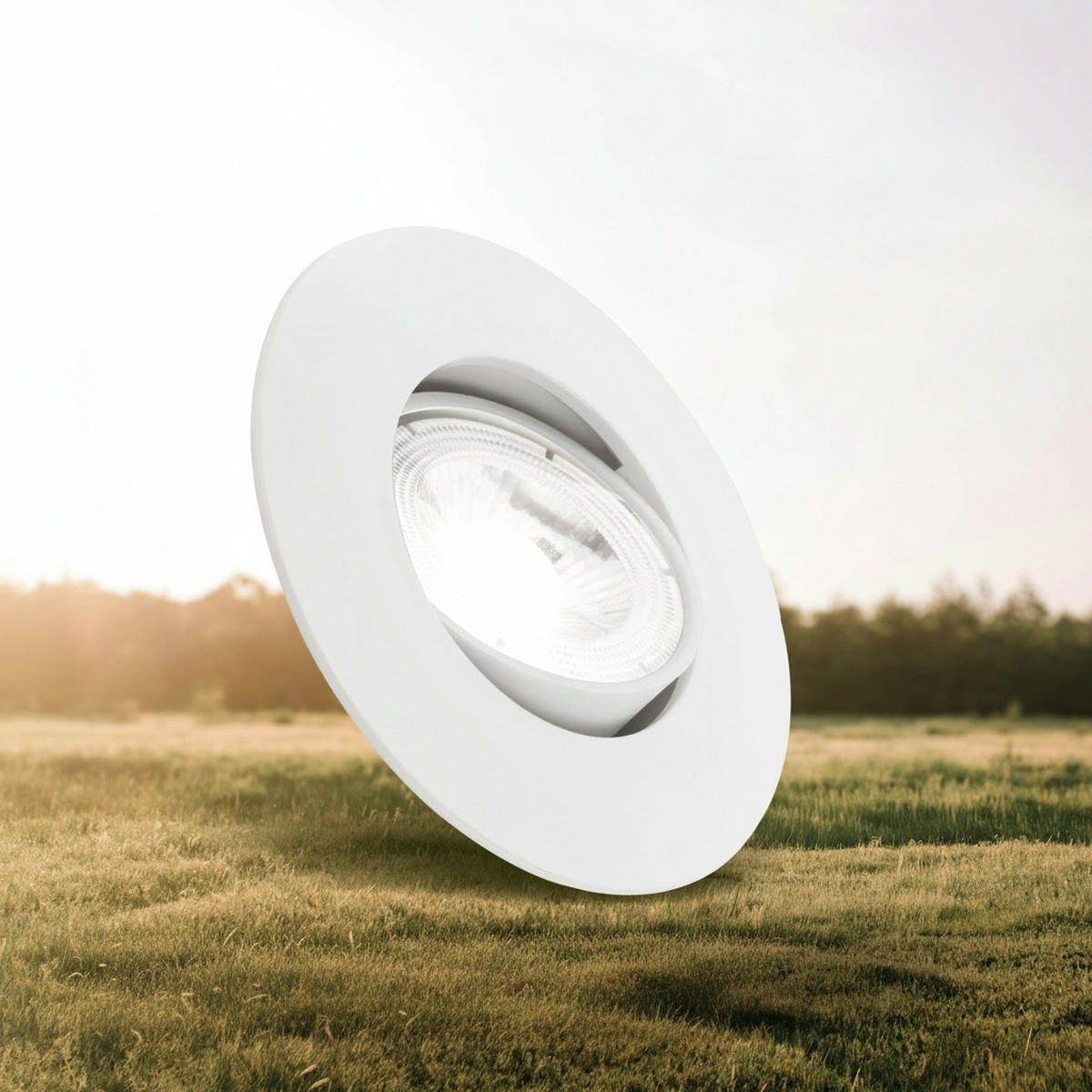 LED REFLEKTOR STROPNI  - bijela, Design, plastika (9/2,4cm)