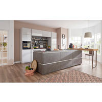 KUCHYNĚ NA MÍRU DK704 - světle šedá/antracitová, Design, kompozitní dřevo - Dieter Knoll