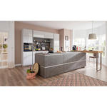 EINBAUKÜCHE   - Anthrazit/Hellgrau, Design, Holzwerkstoff - Dieter Knoll