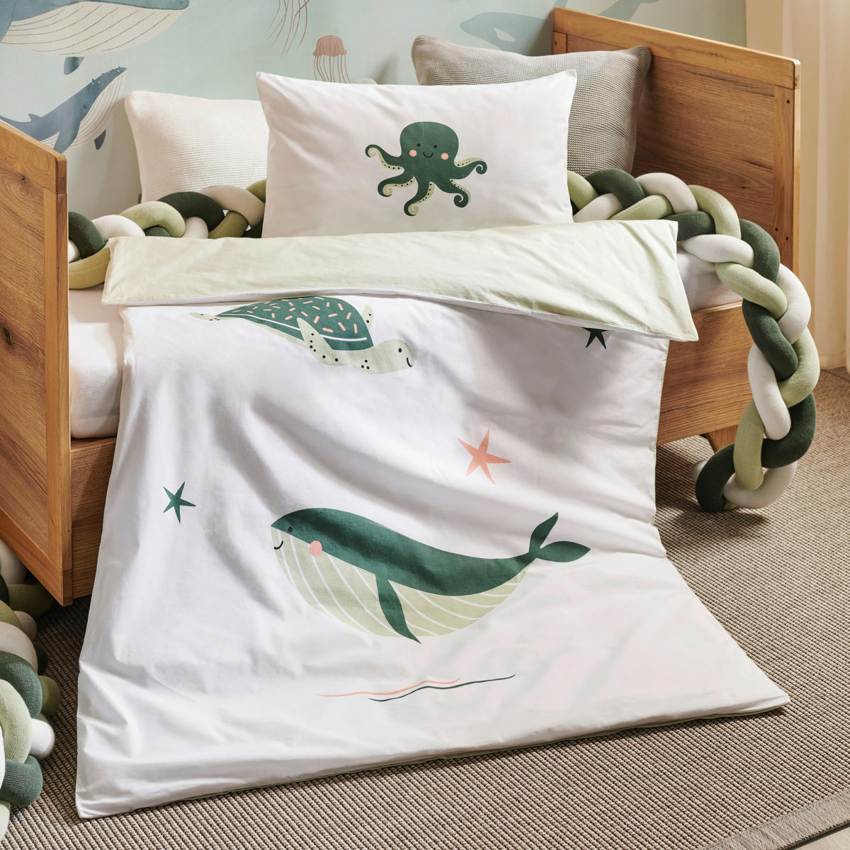 BABYBETTWÄSCHE 100/135 cm  - Multicolor, Trend, Textil (100/135cm) - Avelia