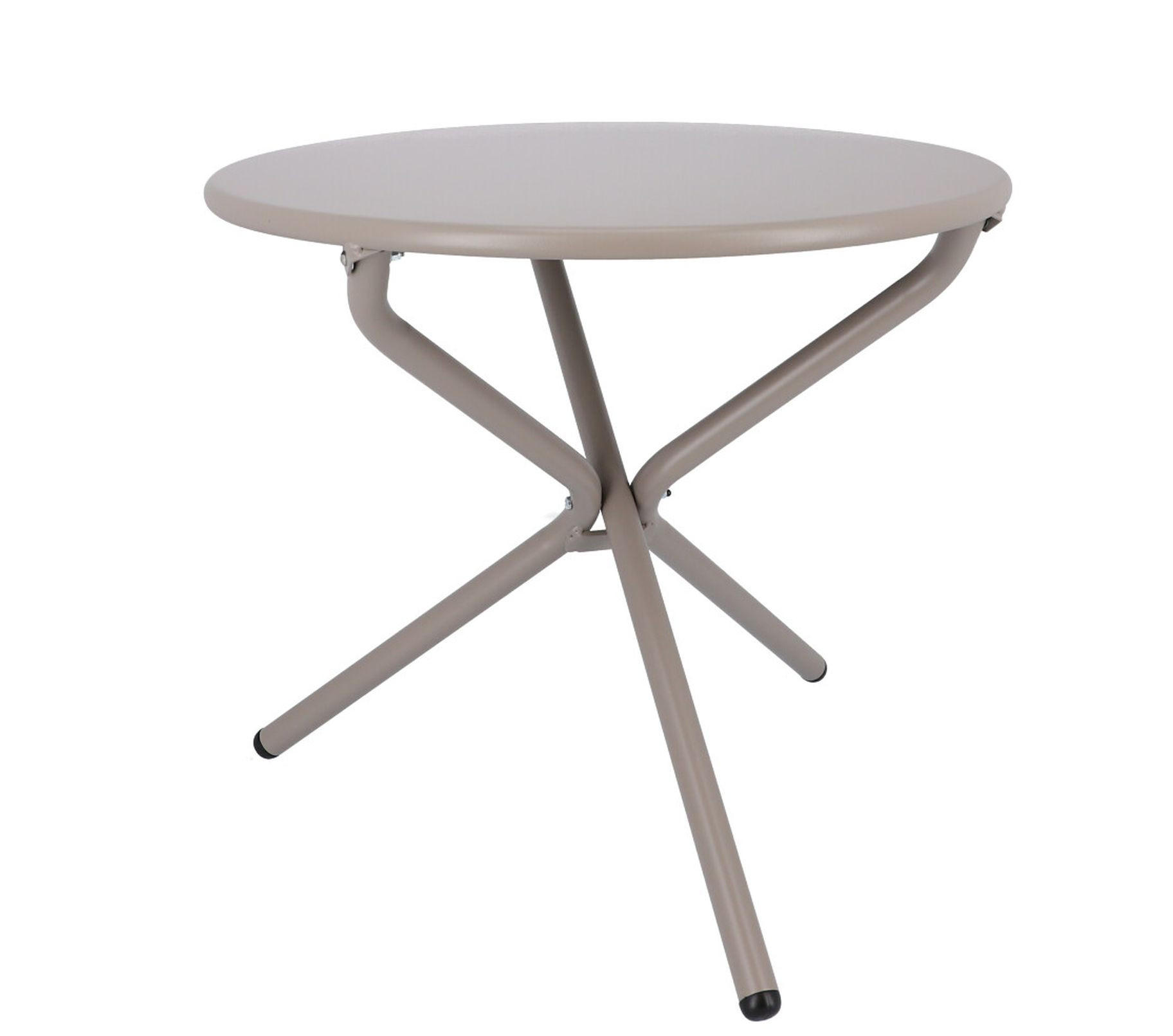 GARTENBEISTELLTISCH 53/53/49,5 cm Metall  - Taupe, MODERN, Metall (53/53/49,5cm) - FIAM