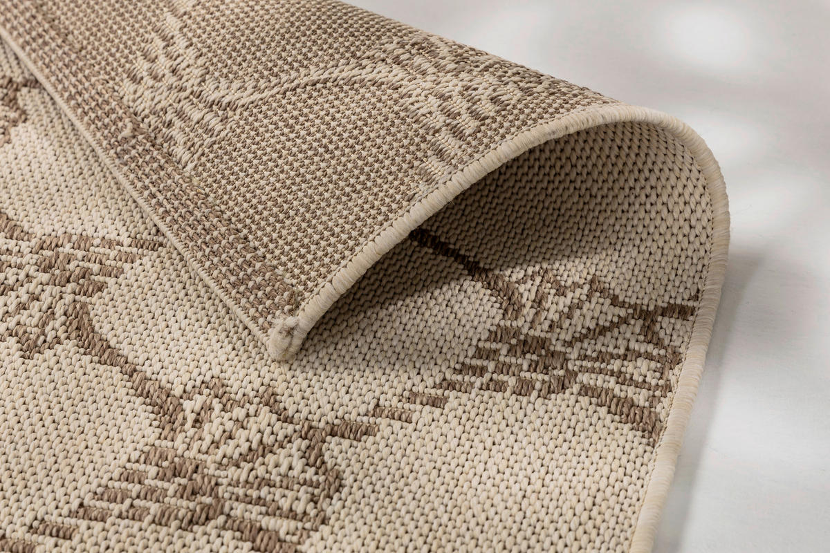 OUTDOORTEPPICH  für Terrasse und Balkon 80/150 cm Cornflower Creme  - Creme, Basics, Textil (80/150cm) - Joop!