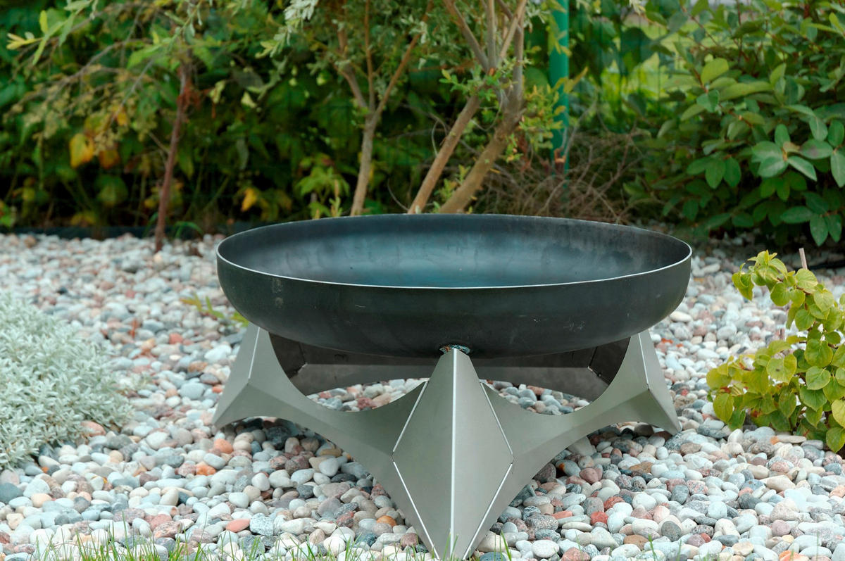 ELDFAT SVENSKAV ARKA M 2041   - stålfärgad/rostfärgad, Basics, metall (45/45/25cm)