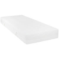 WENDEMATRATZE 100/200 cm Höhe ca. 23 cm  Wendematratze mit unterschiedlichen Härtegraden, H2 + H3 = mittel + fest  - Weiss, Modern, Textil (100/200cm) - Livetastic