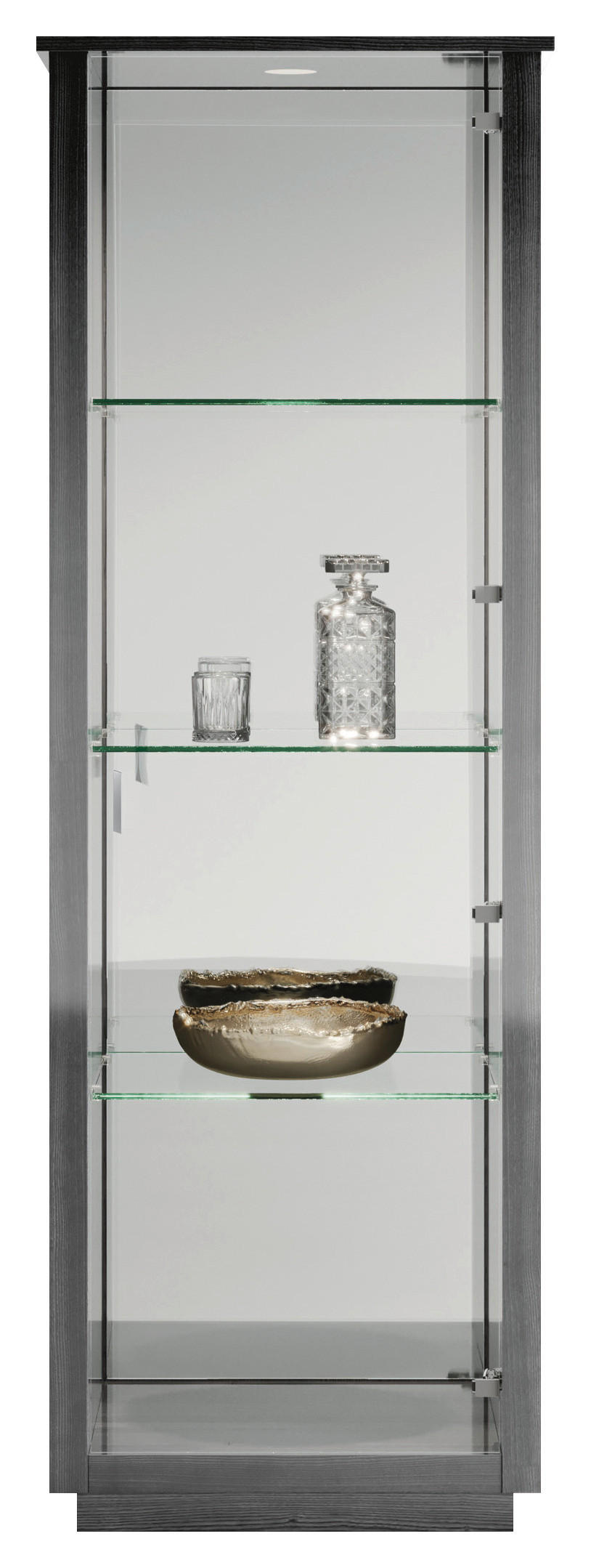 VITRIN tölgyfa színű  - tölgyfa színű, Modern, faalapú anyag (65,3/190,3/54,7cm) - Novel