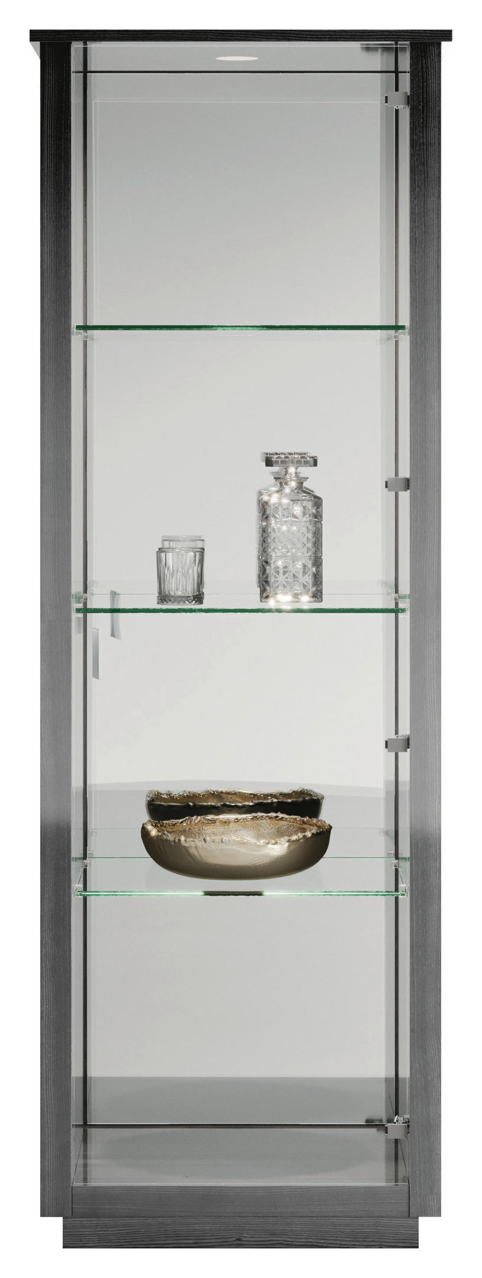 VITRIN tölgyfa színű  - tölgyfa színű, Modern, faalapú anyag (65,3/190,3/54,7cm) - Novel