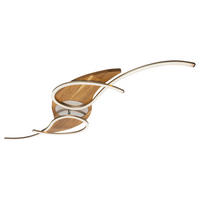 LED-DECKENLEUCHTE Achensee 128/38/9 cm   - Natur, Holz (128/38/9cm) - Waldwelt