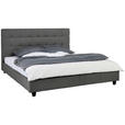 POLSTERBETT Lattenrost Anthrazit 180/200 cm  - Anthrazit, MODERN, Holz/Textil (180/200cm) - Carryhome