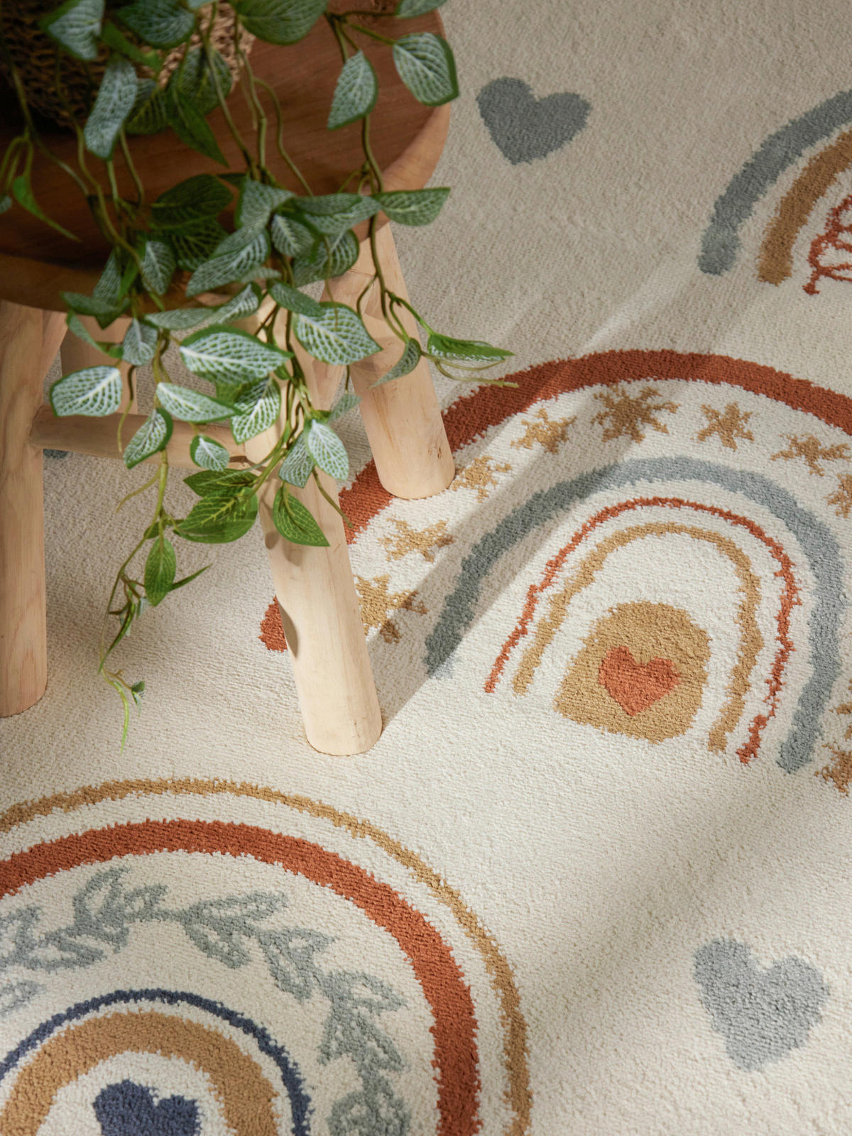 KINDERTEPPICH 120/170 cm Adventures Regenbogen  - Multicolor/Creme, Design, Kunststoff/Textil (120/170cm) - Hanse Home