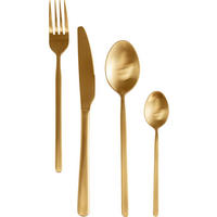 SADA PŘÍBORŮ nerezová ocel, 16dílné - barvy zlata, Basics, kov (20/6/26cm) - Kare-Design