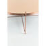 COUCHTISCH rund Kupferfarben - Kupferfarben, Design, Glas/Metall (83/35cm)