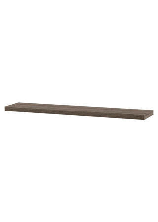 NÁSTĚNNÁ POLICE, barvy dubu, 120/3,8/23,5 cm - barvy dubu, Basics, kompozitní dřevo (120/3,8/23,5cm) - Carryhome