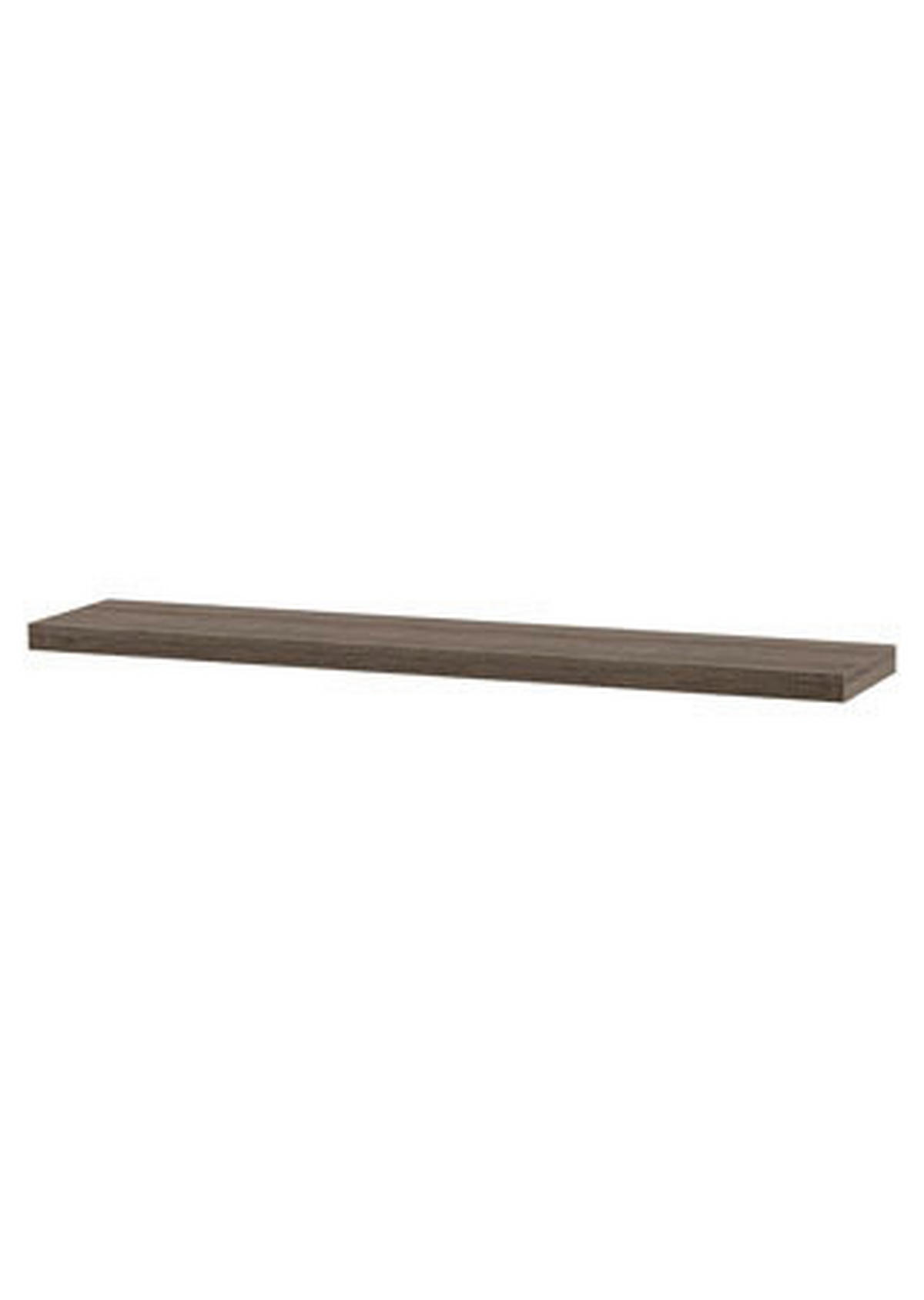 NÁSTĚNNÁ POLICE, barvy dubu, 120/3,8/23,5 cm - barvy dubu, Basics, kompozitní dřevo (120/3,8/23,5cm) - Carryhome
