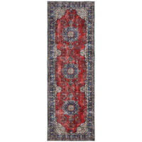 BĚHOUN, 80/250 cm, vícebarevná, červená - vícebarevná/červená, Trend, textil (80/250cm) - Novel