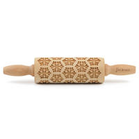 MOTIV-TEIGROLLE - Naturfarben, Basics, Holz (23/4,5/4,5cm) - Folkroll