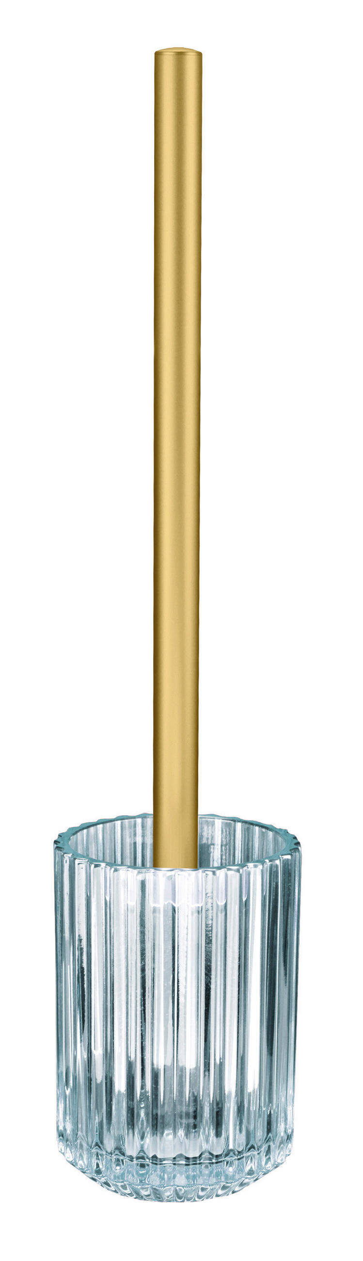 WC-BÜRSTENHALTER - Hellblau, Basics, Glas (8,9/38cm) - Kleine Wolke