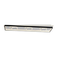 STROPNÍ LED SVÍTIDLO, 97,5/30/5,5 cm - Basics, kov/plast (97,5/30/5,5cm)