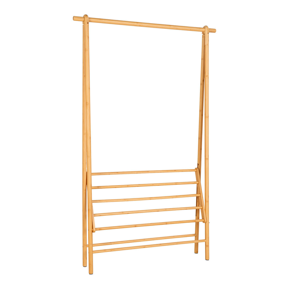 KLEIDERSTANGE 104/164/46 cm  - Naturfarben, Design, Holz (104/164/46cm) - MID.YOU