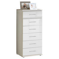 KOMMODE  in 46/103/40 cm  - Chromfarben/Weiß, Design, Holzwerkstoff/Kunststoff (46/103/40cm) - Xora