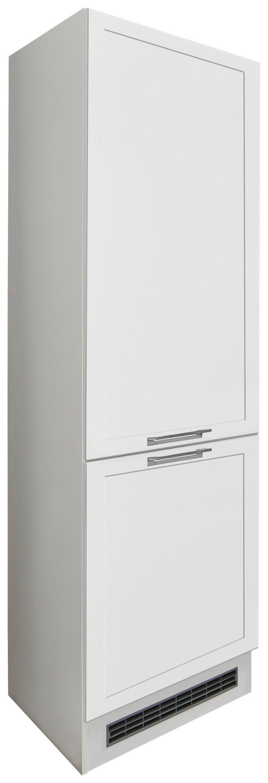 CORP APARATE ÎNCORPORABILE 60/211/57 cm   - alb/culoare crom, Design, metal/material pe bază de lemn (60/211/57cm) - MID.YOU