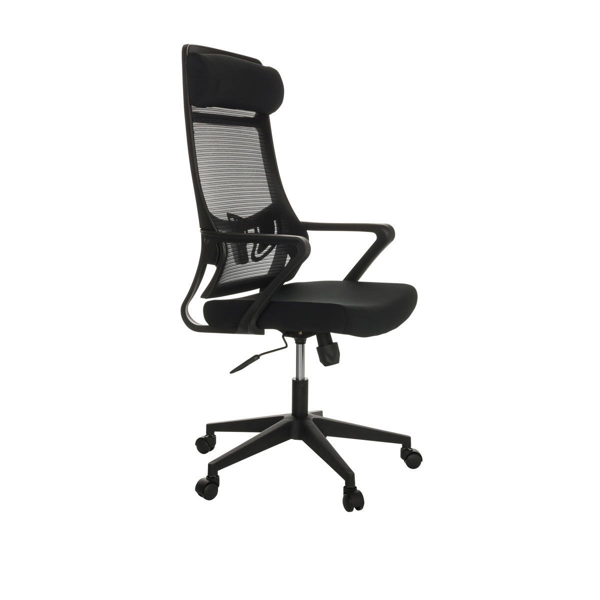 SNURRSTOL  i svart  - svart, Basics, textil/plast (69/122-132/69cm) - MID.YOU