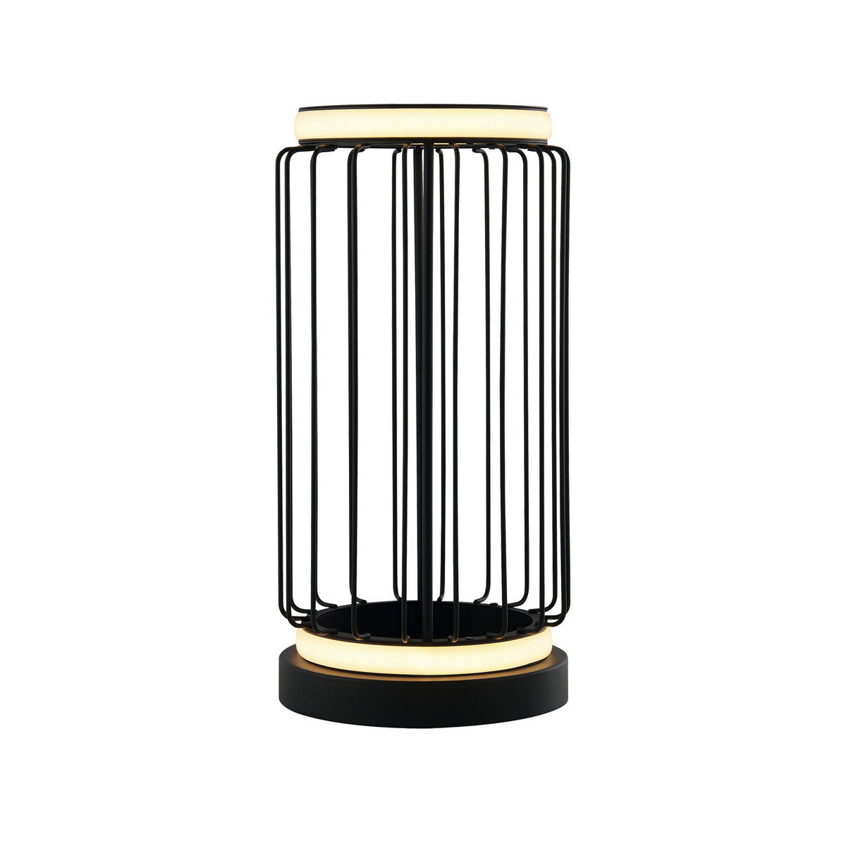 LED SVJETILJKA STOLNA Circolo Cage  - bijela/crna, Basics, metal/plastika (16/33cm)