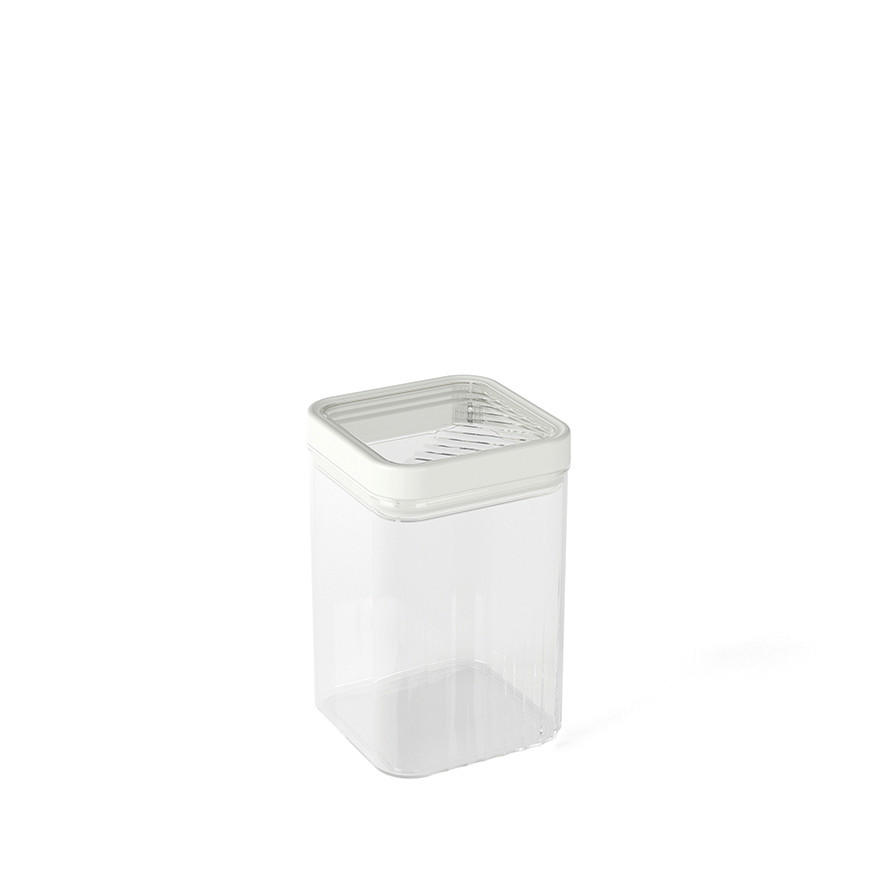 TÁROLÓDOBOZSZETT   - fehér, Basics, műanyag (10,7/15,0/10,7cm) - Curver