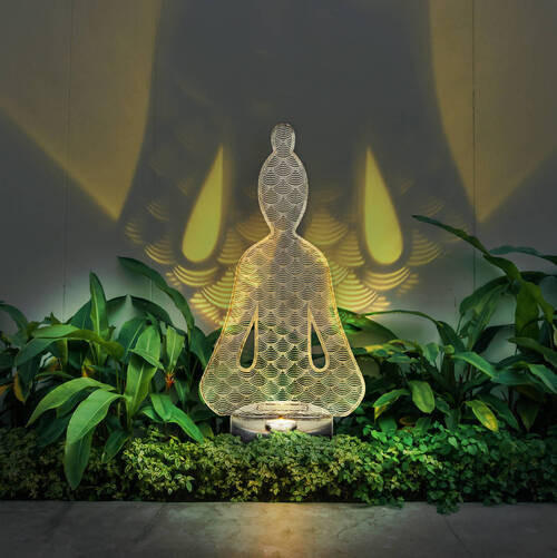 SOLARLEUCHTE 19/12/36 cm   - Transparent/Silberfarben, Design, Kunststoff/Metall (19/12/36cm) - Globo