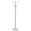 RUHAÁLLVÁNY ezüst, fehér 37/180/37 cm   - ezüst/fehér, Design, kő/fém (37/180/37cm) - Carryhome