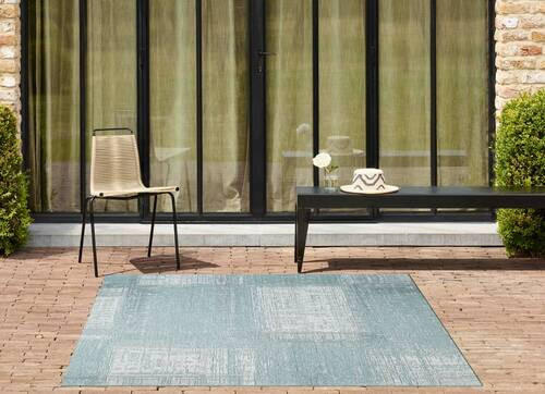OUTDOORTEPPICH 140/200 cm Amalfi Blau  - Blau, KONVENTIONELL, Textil (140/200cm)