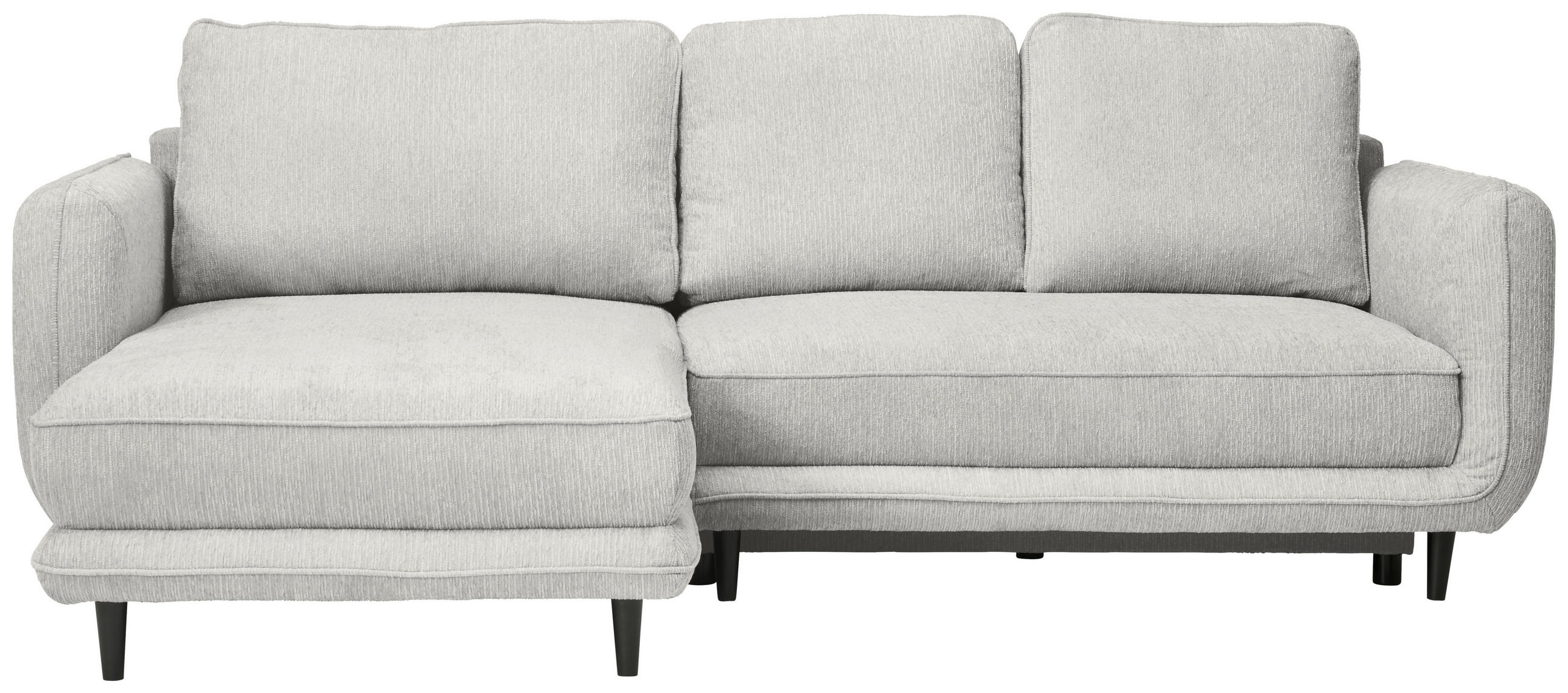 ECKSOFA in Struktur Naturfarben  - Schwarz/Naturfarben, Konventionell, Holz/Textil (170/247cm) - Carryhome