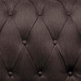 CHESTERFIELD-SOFA Webstoff Dunkelbraun  - Wengefarben/Dunkelbraun, LIFESTYLE, Holz/Textil (180/76,5/96cm) - Landscape